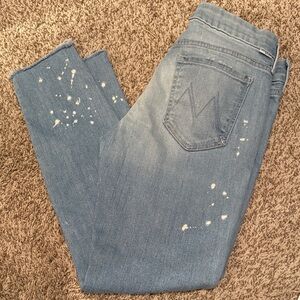 MOTHER Light Blue Straight Leg Jeans